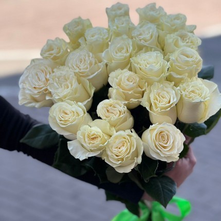 Букет из белых роз - купить с доставкой в по Плёсу